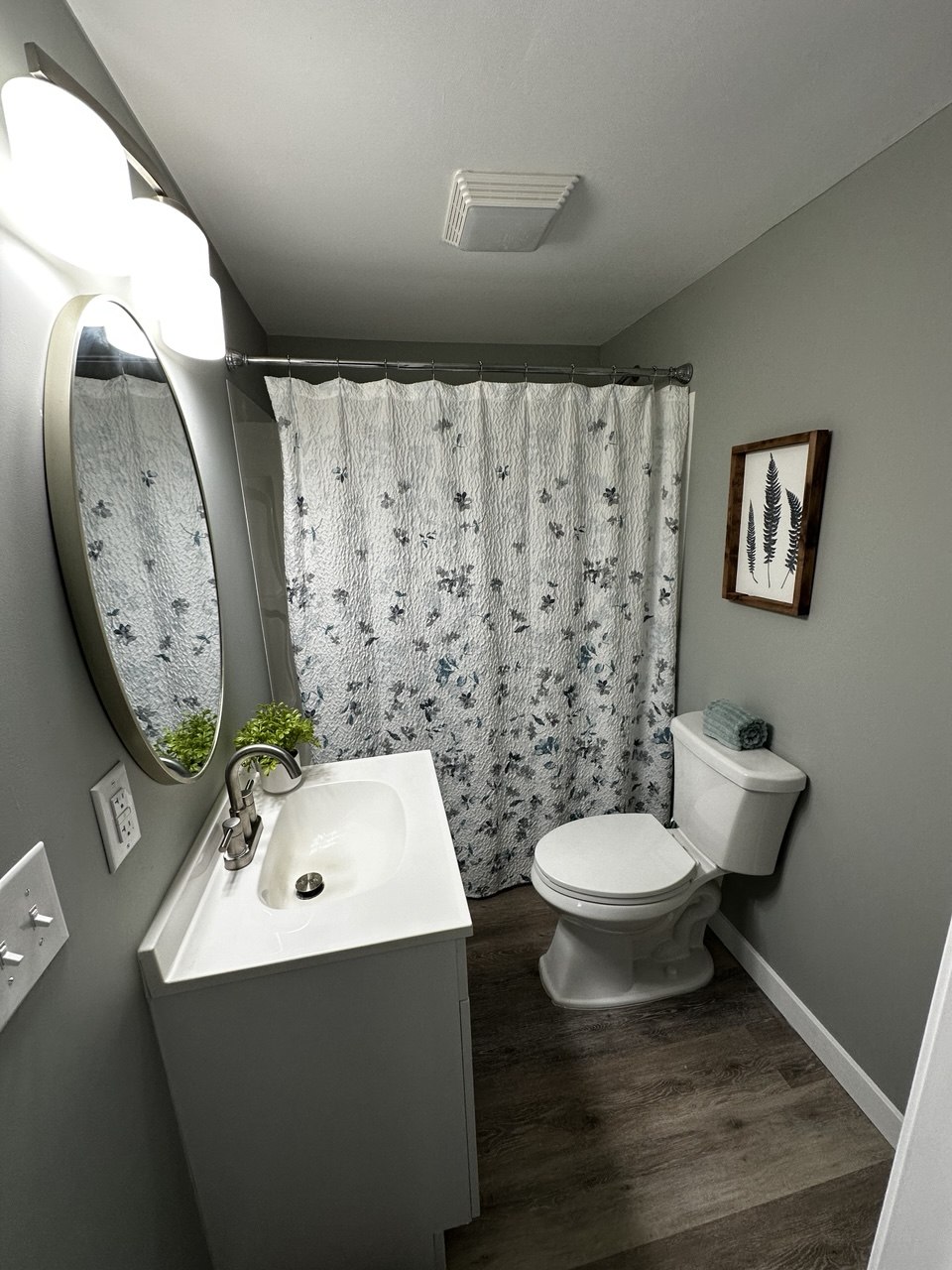 Completed bathroom remodel by Simple Renovations